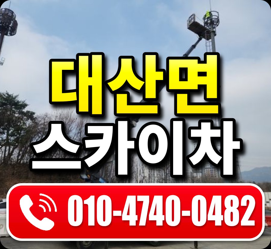 대산면 스카이차 010-4740-0482