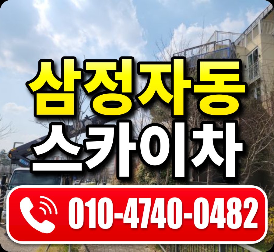 삼정자동 스카이차 010-4740-0482