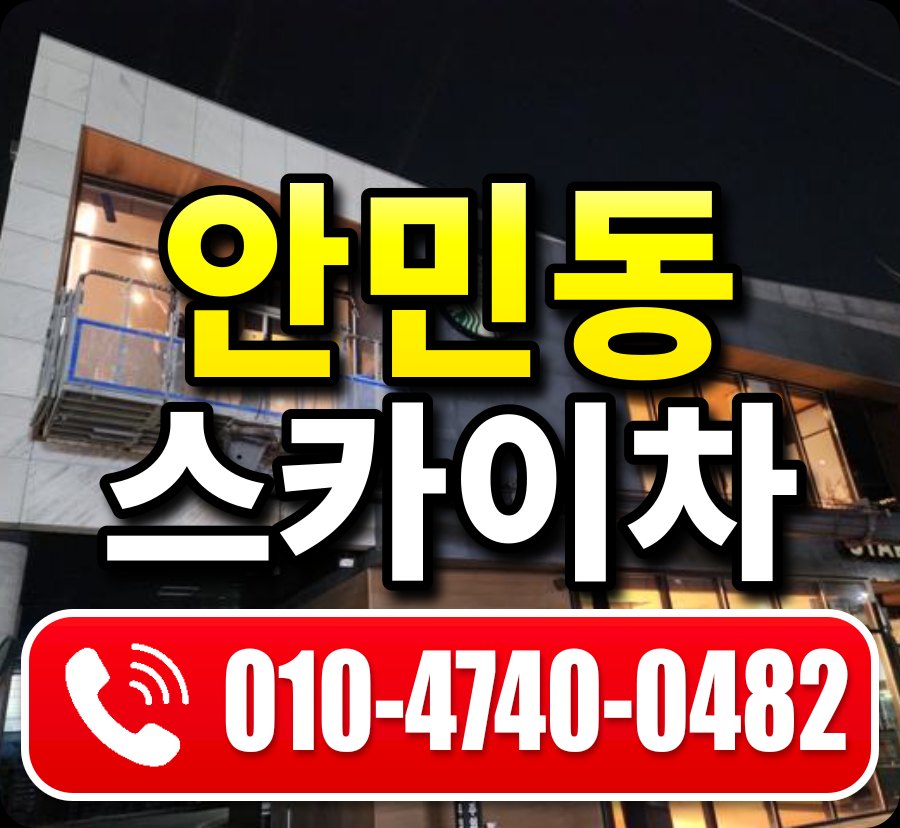 안민동 스카이차 010-4740-0482