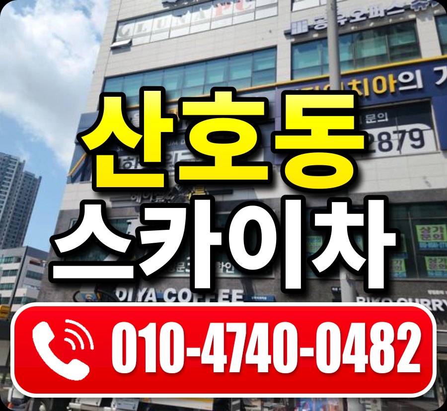산호동 스카이차 010-4740-0482