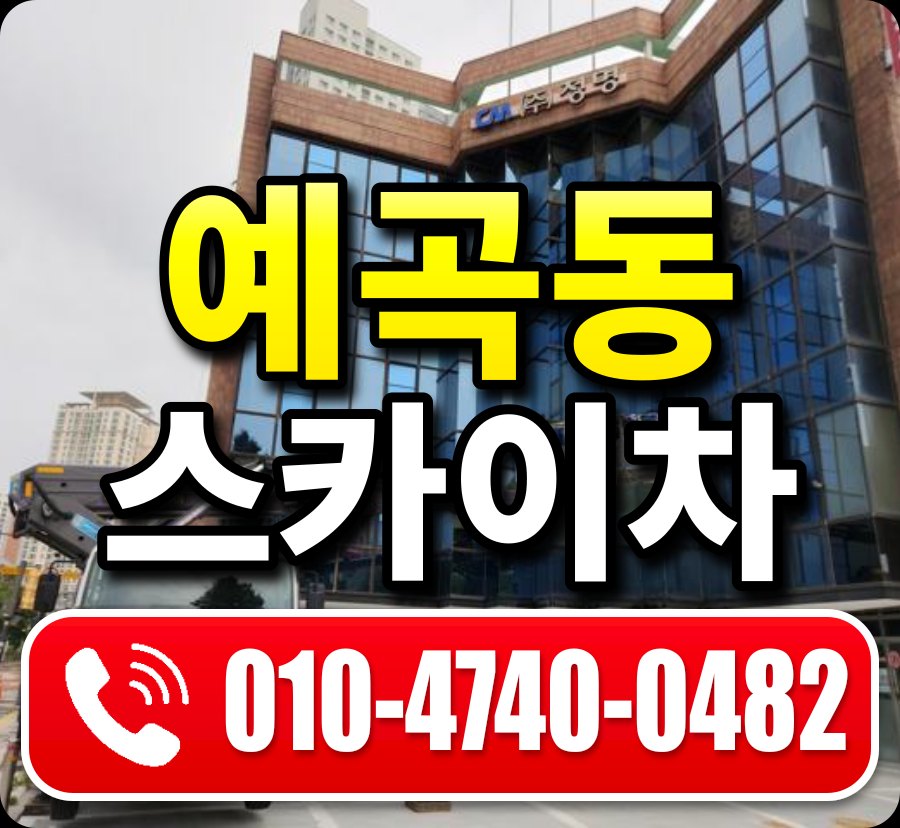 예곡동 스카이차 010-4740-0482
