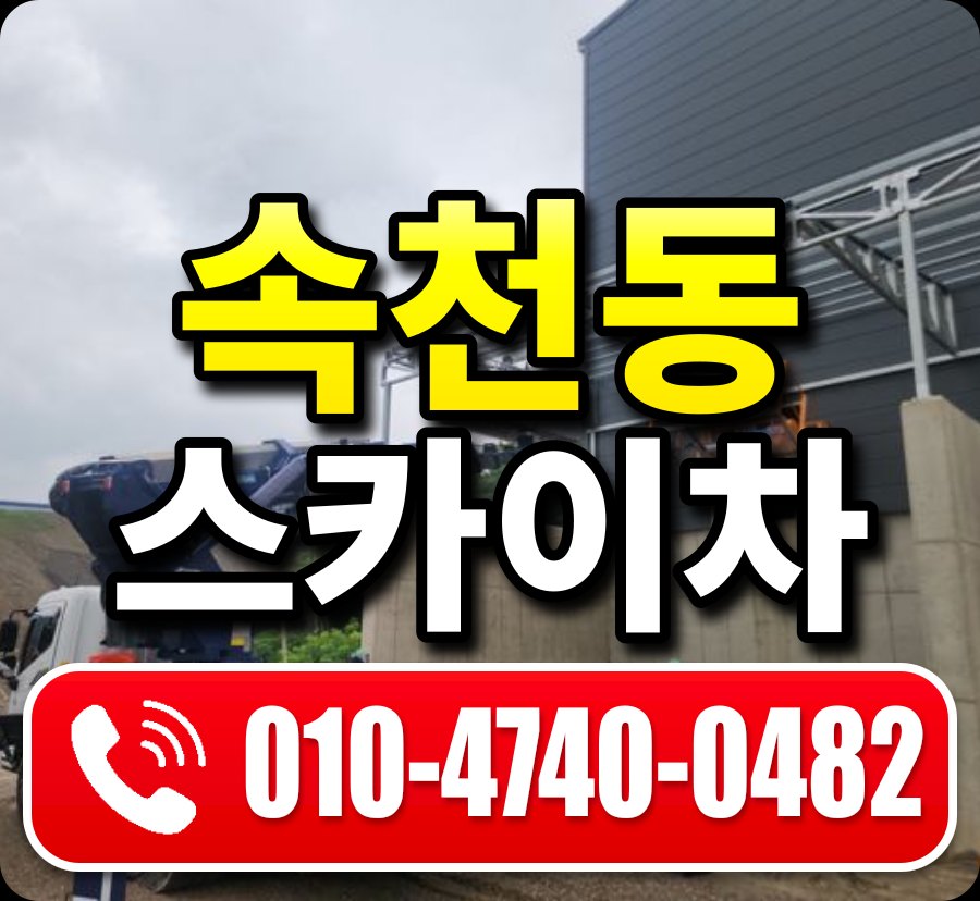 속천동 스카이차 010-4740-0482