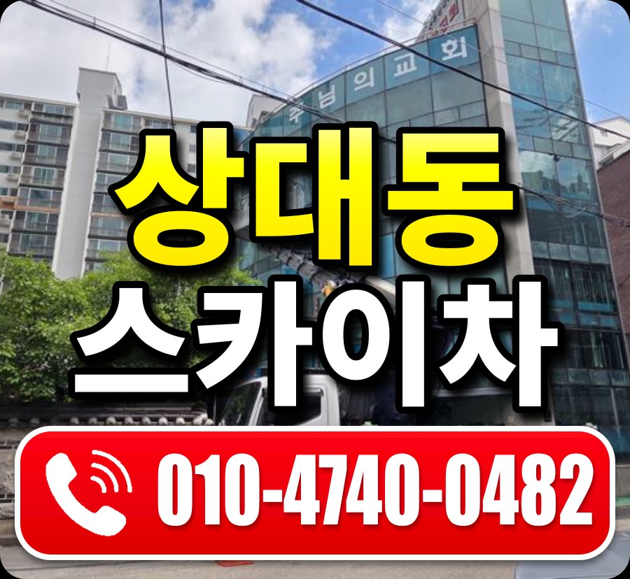 상대동 스카이차 010-4740-0482