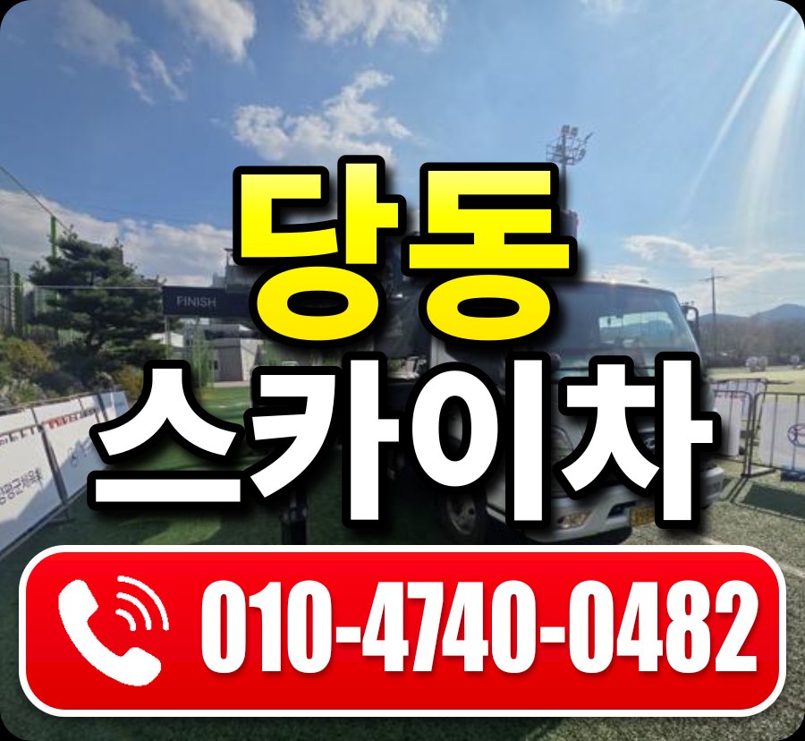 당동 스카이차 010-4740-0482