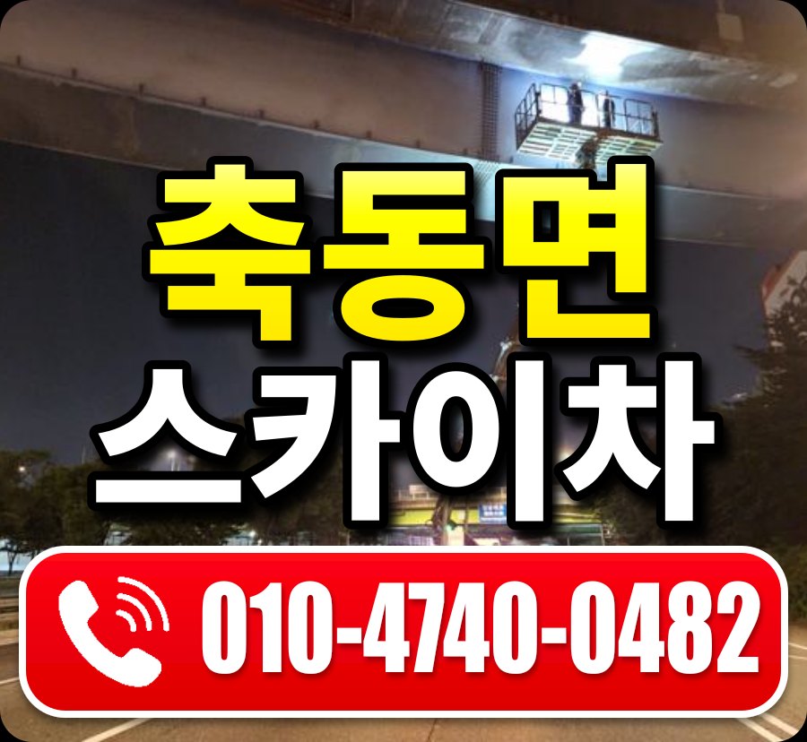 축동면 스카이차 010-4740-0482