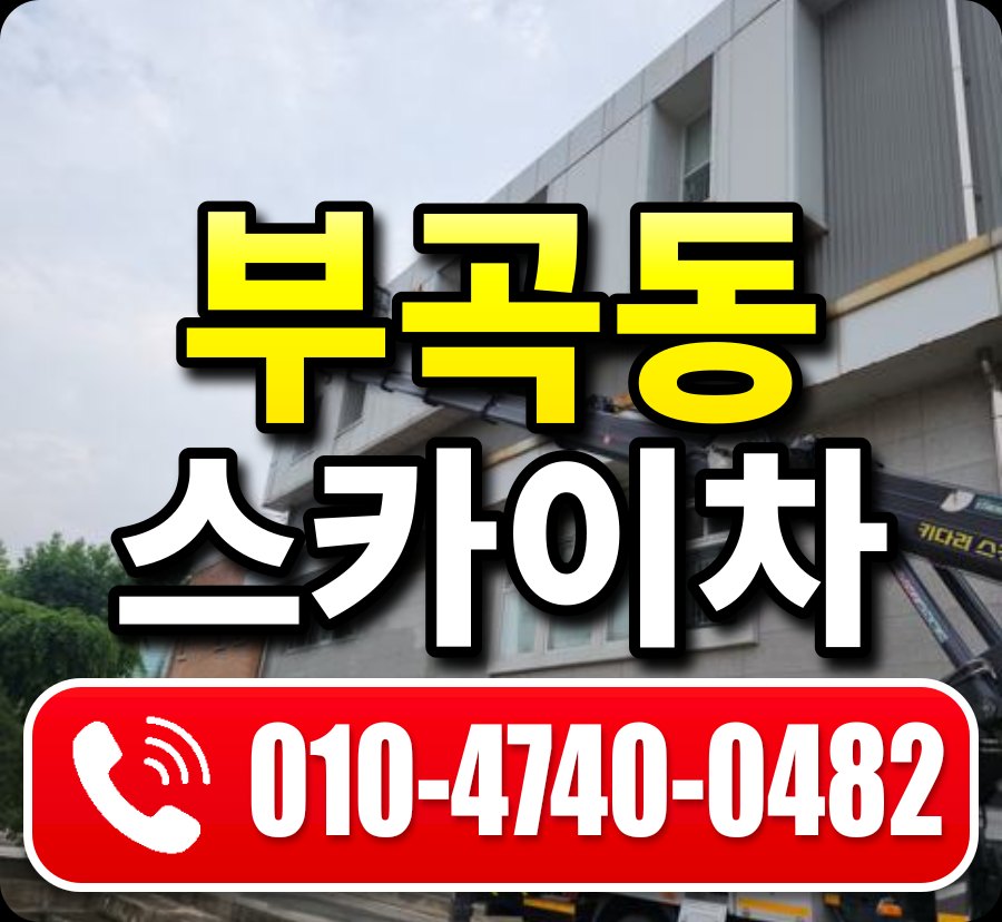 부곡동 스카이차 010-4740-0482