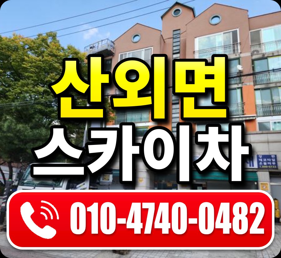 산외면 스카이차 010-4740-0482