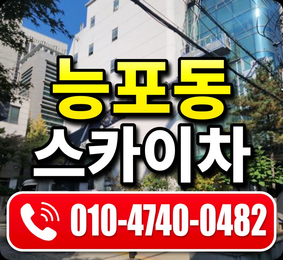 능포동 스카이차 010-4740-0482