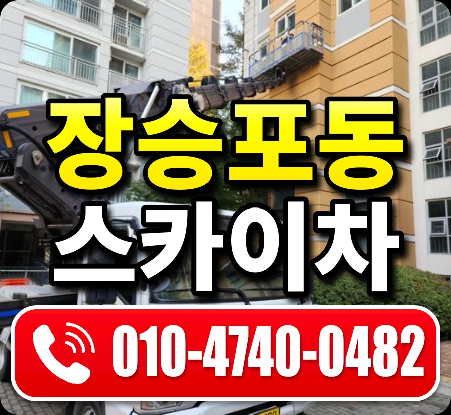 장승포동 스카이차 010-4740-0482