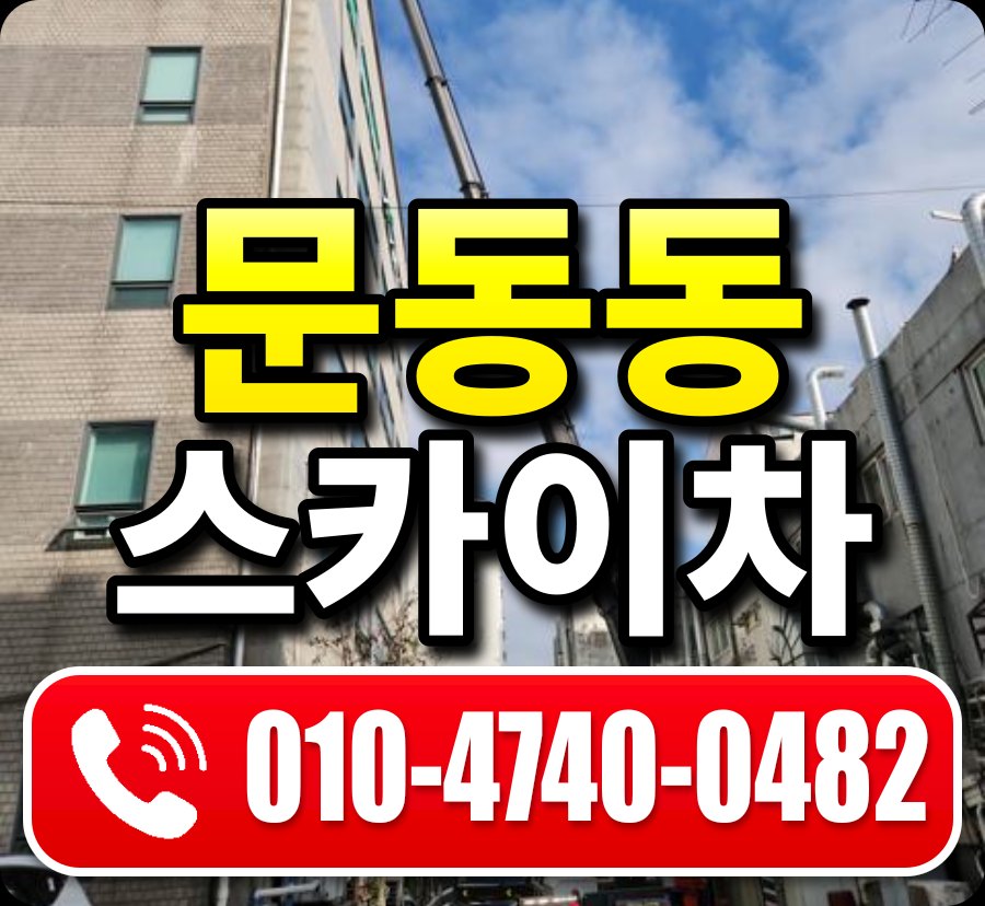 문동동 스카이차 010-4740-0482