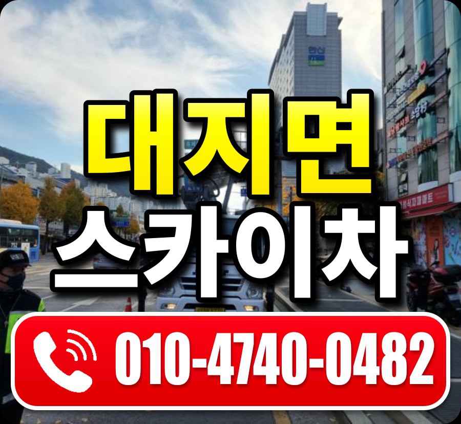 대지면 스카이차 010-4740-0482