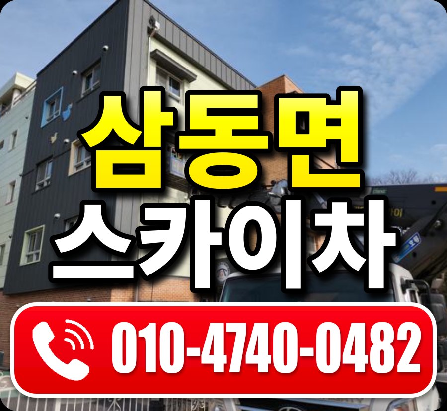 삼동면 스카이차 010-4740-0482