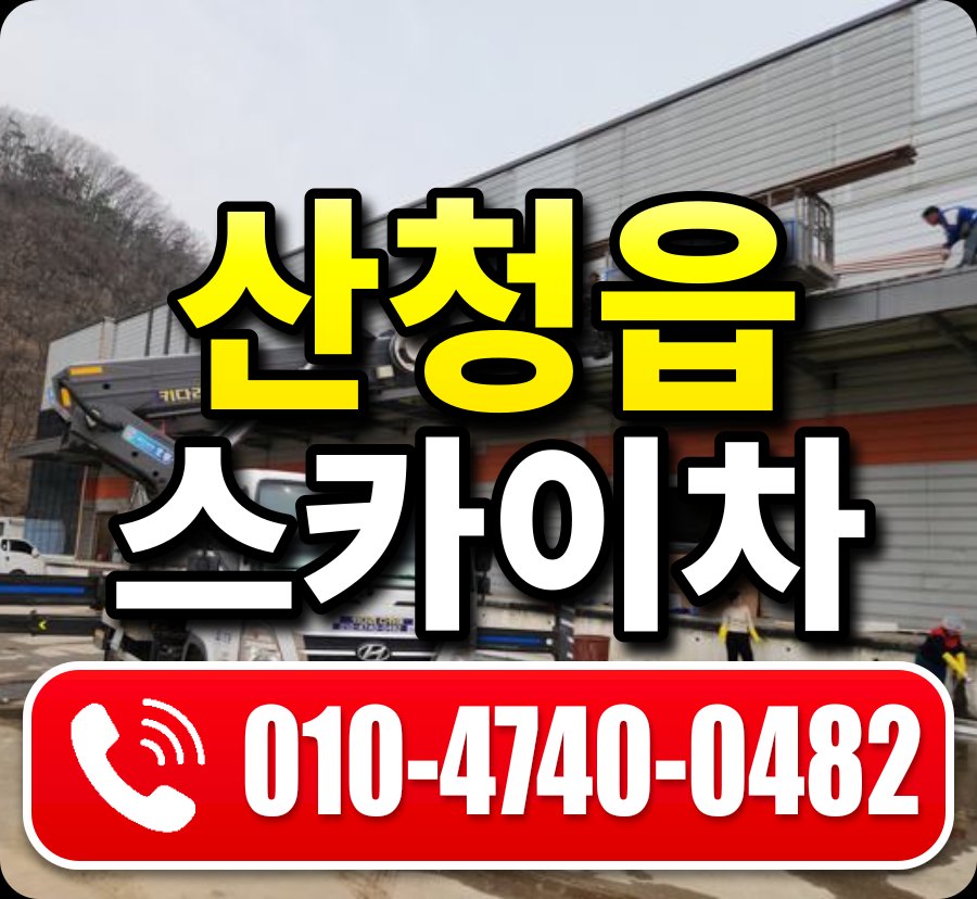 산청읍 스카이차 010-4740-0482