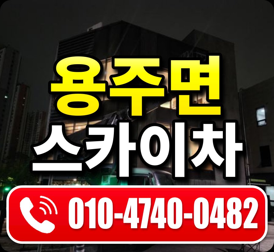 용주면 스카이차 010-4740-0482
