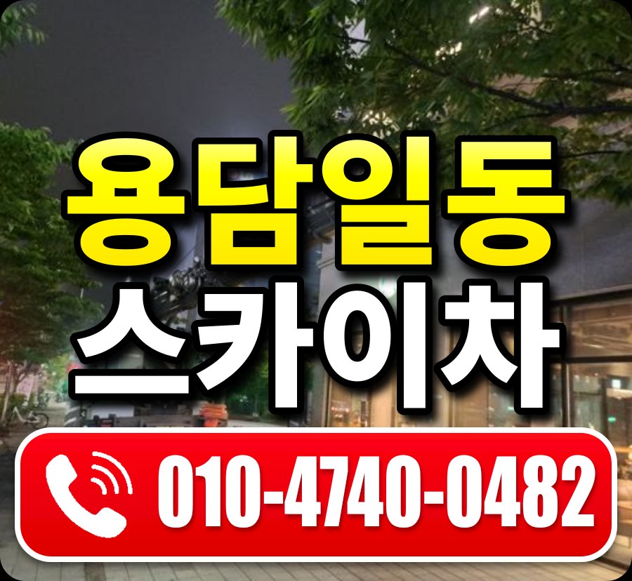 용담일동 스카이차 010-4740-0482