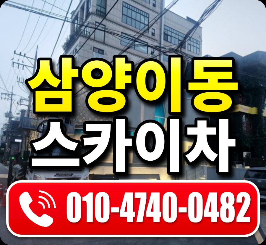 삼양이동 스카이차 010-4740-0482