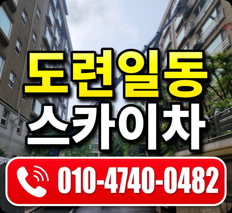 도련일동 스카이차 010-4740-0482