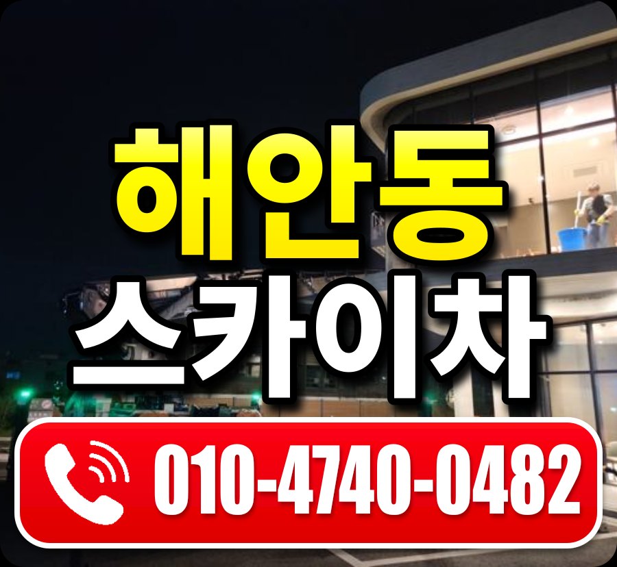 해안동 스카이차 010-4740-0482