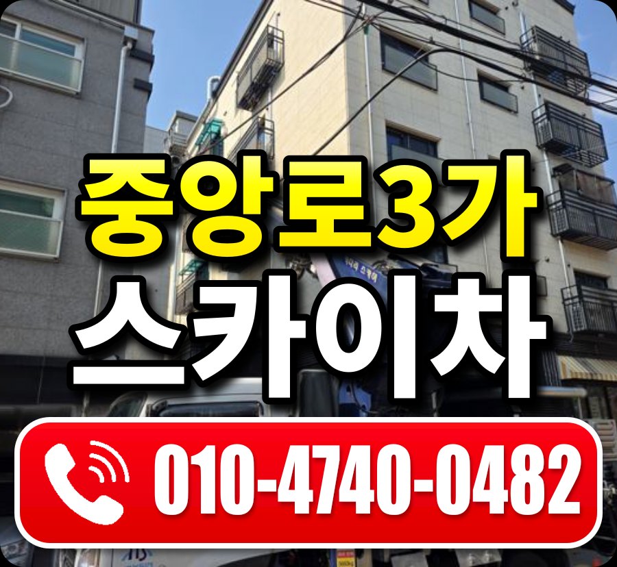중앙로3가 스카이차 010-4740-0482