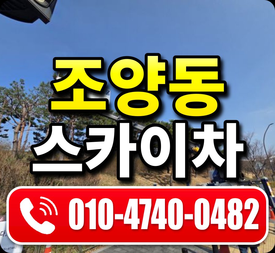 조양동 스카이차 010-4740-0482