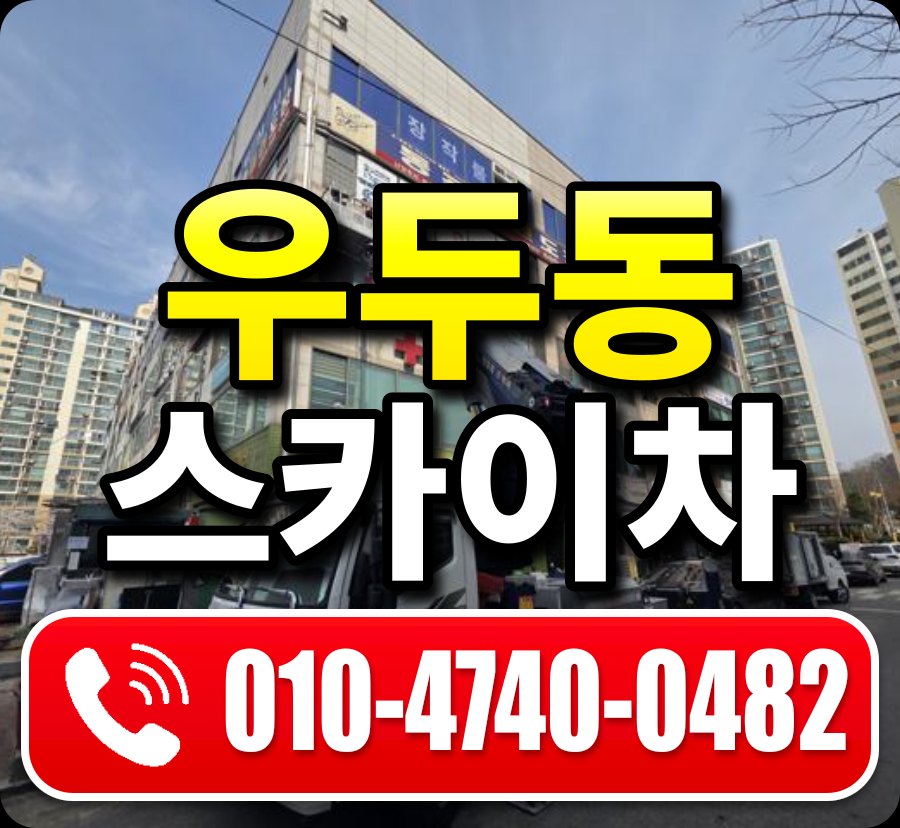 우두동 스카이차 010-4740-0482