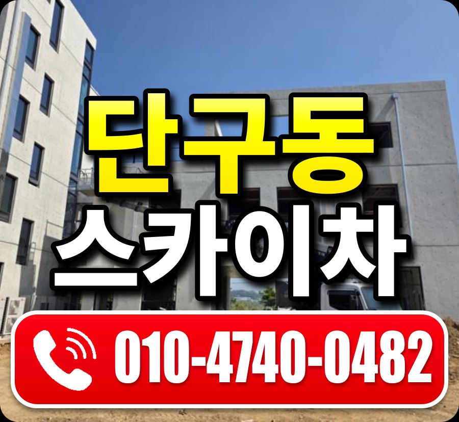 단구동 스카이차 010-4740-0482