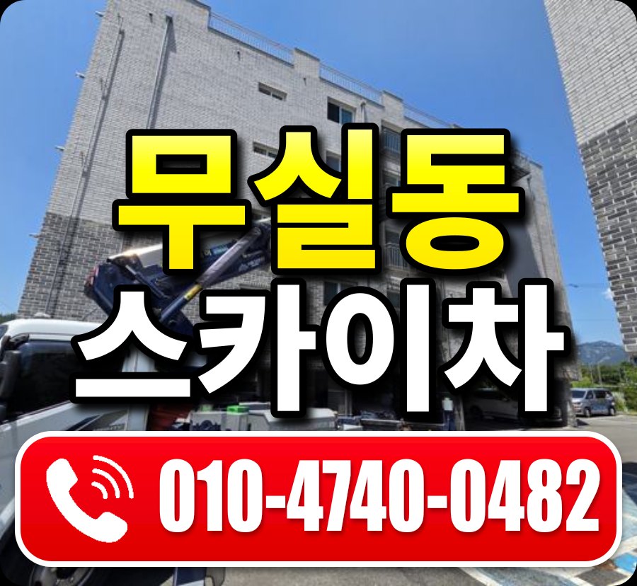 무실동 스카이차 010-4740-0482