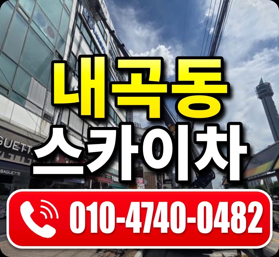 내곡동 스카이차 010-4740-0482
