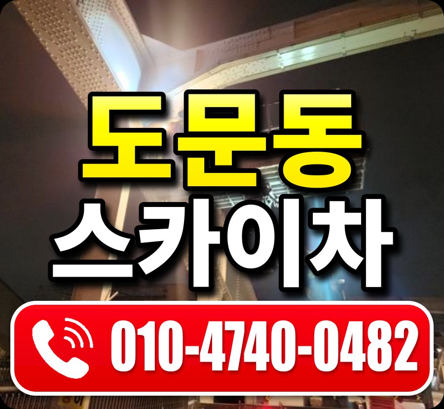 도문동 스카이차 010-4740-0482