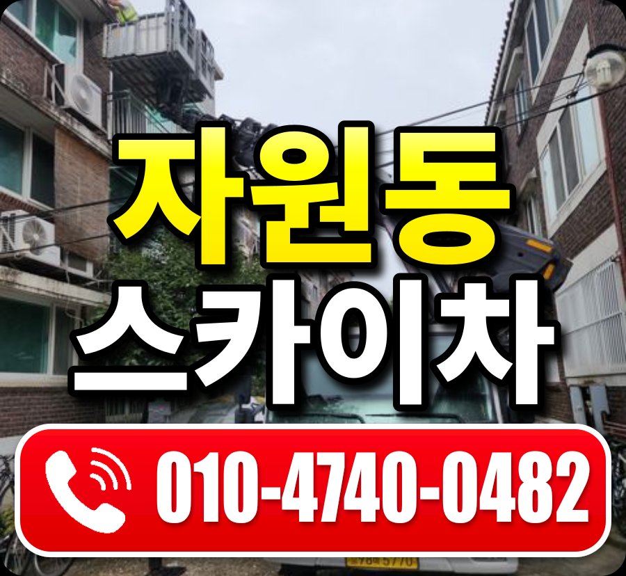 자원동 스카이차 010-4740-0482