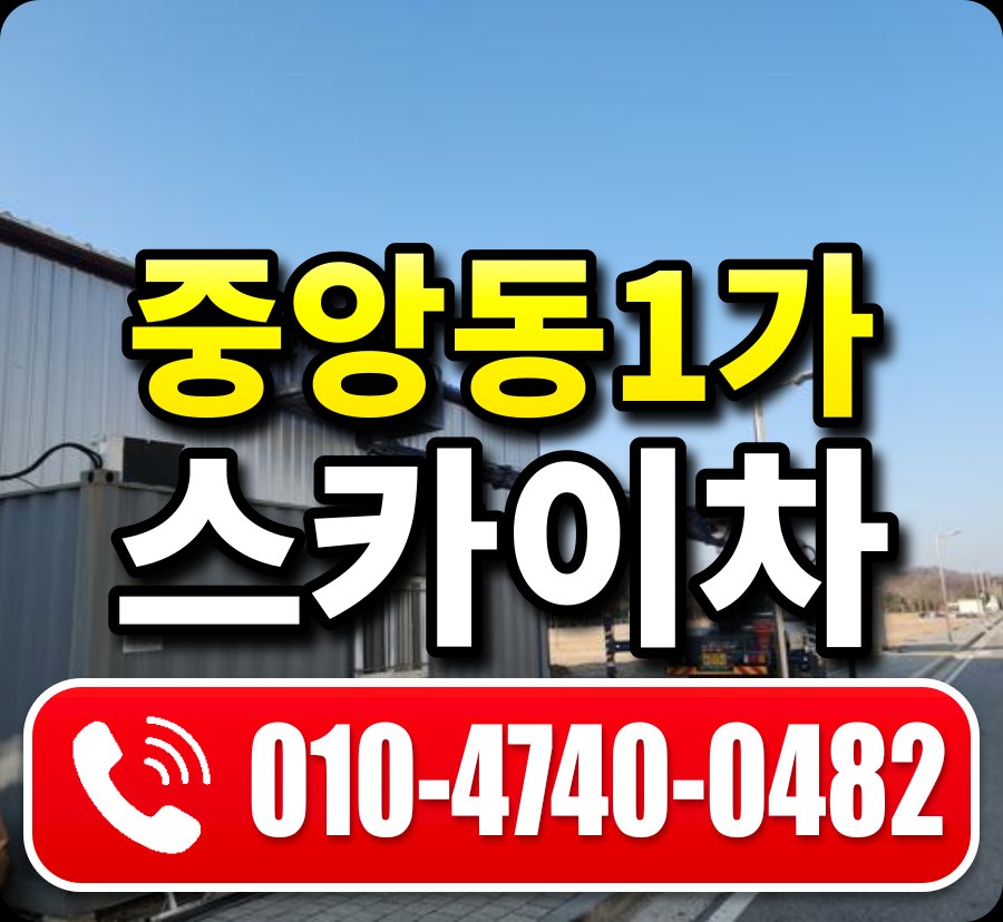 중앙동1가 스카이차 010-4740-0482