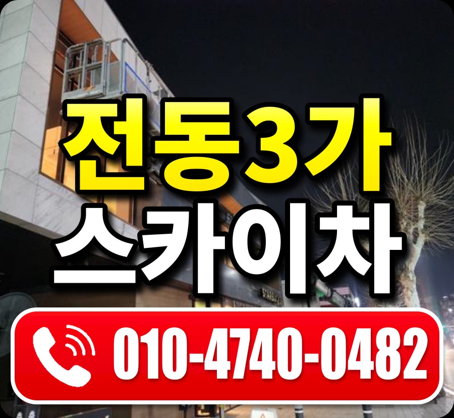 전동3가 스카이차 010-4740-0482