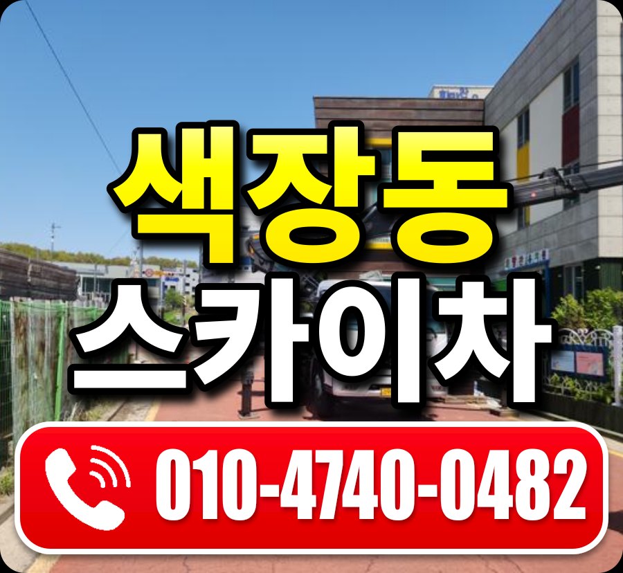 색장동 스카이차 010-4740-0482