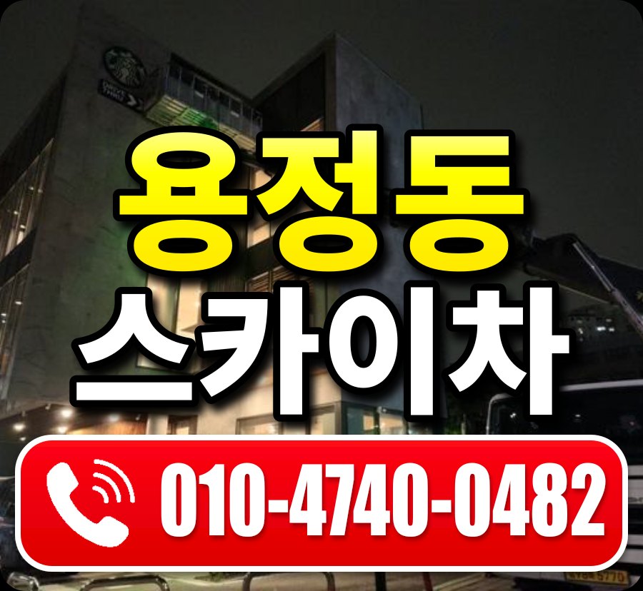 용정동 스카이차 010-4740-0482