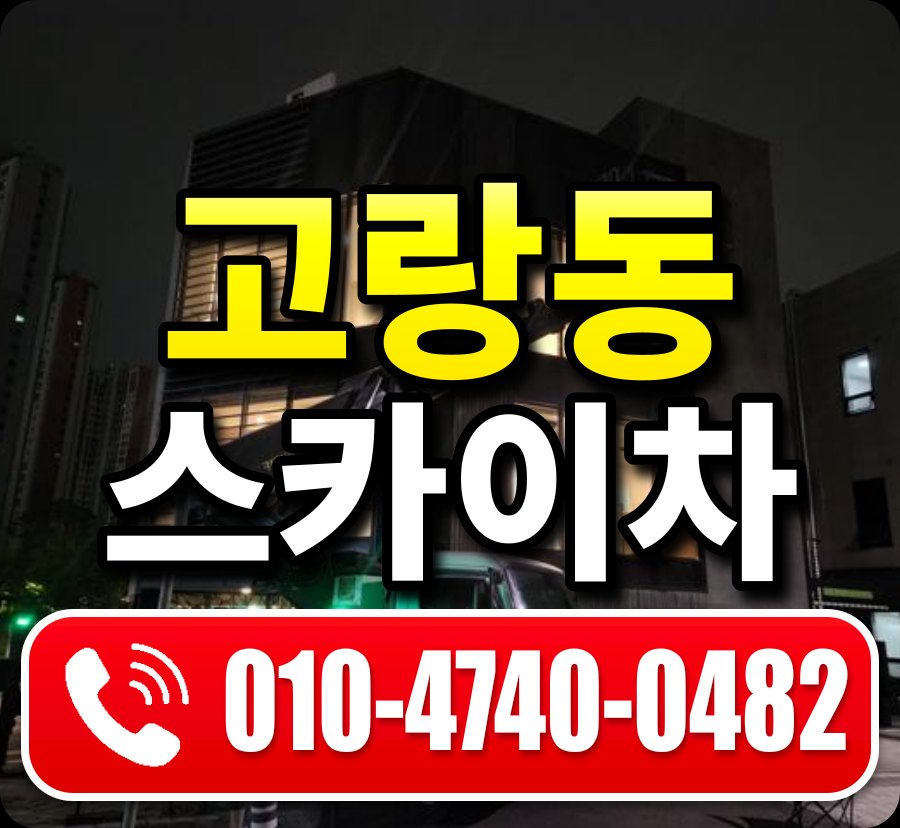 고랑동 스카이차 010-4740-0482