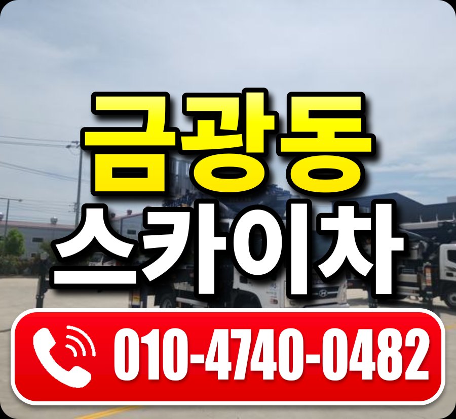 금광동 스카이차 010-4740-0482