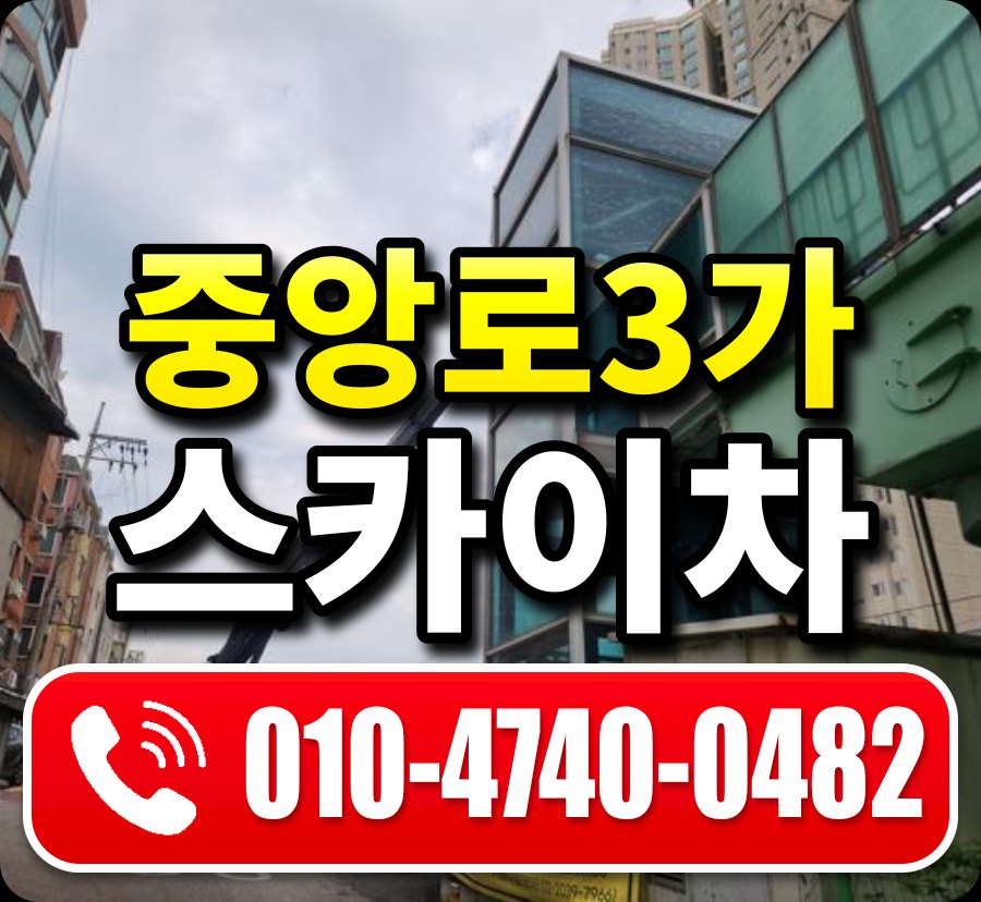 중앙로3가 스카이차 010-4740-0482