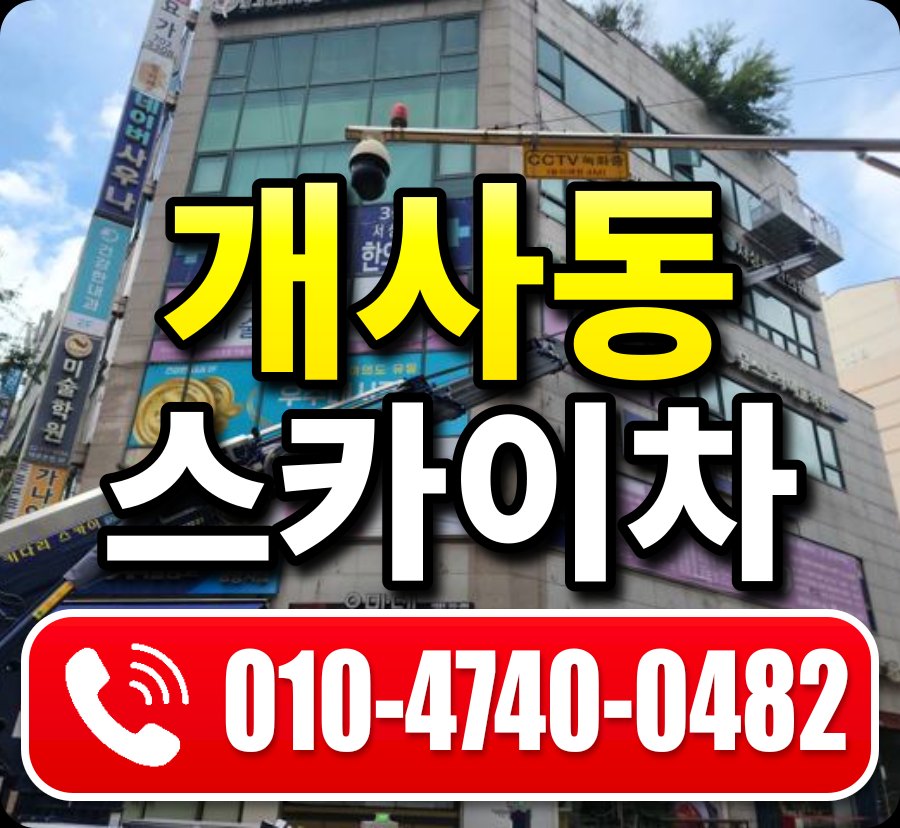 개사동 스카이차 010-4740-0482