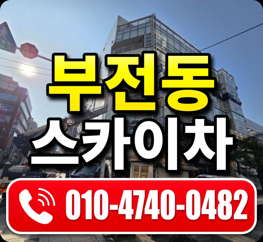부전동 스카이차 010-4740-0482