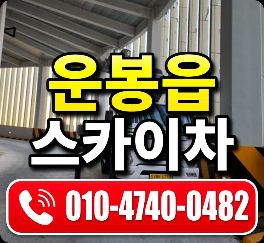 운봉읍 스카이차 010-4740-0482