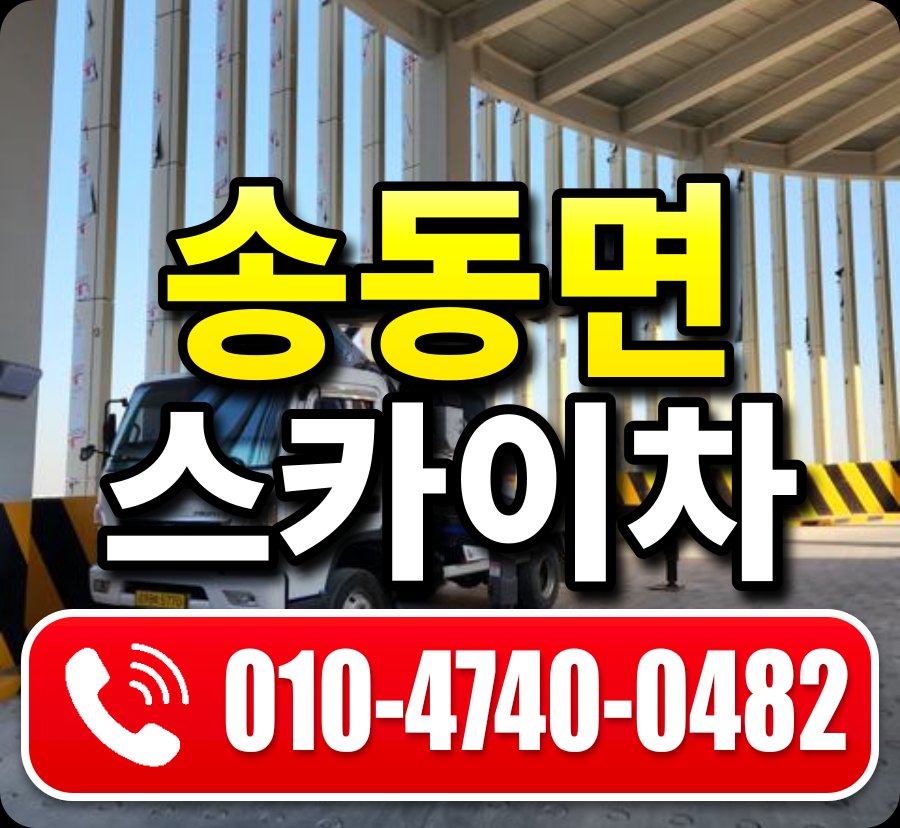 송동면 스카이차 010-4740-0482