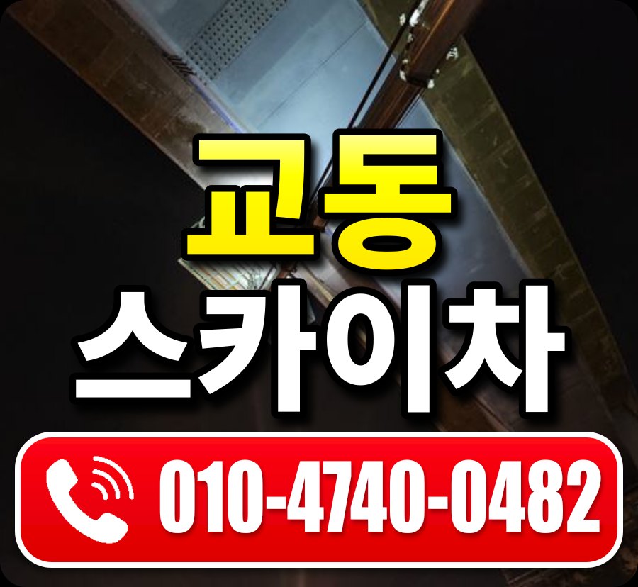 교동 스카이차 010-4740-0482
