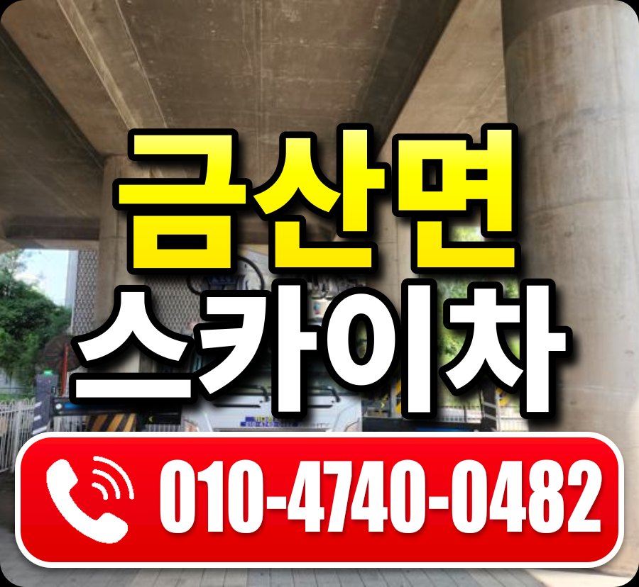 금산면 스카이차 010-4740-0482