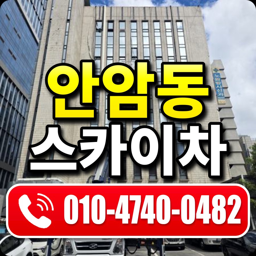 안암동 스카이차 010-4740-0482