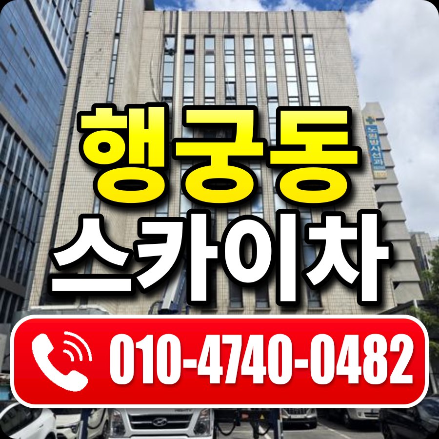 행궁동 스카이차 010-4740-0482