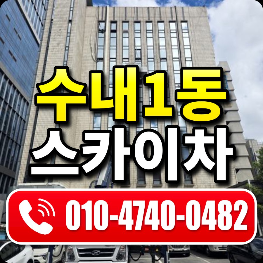 수내1동 스카이차 010-4740-0482