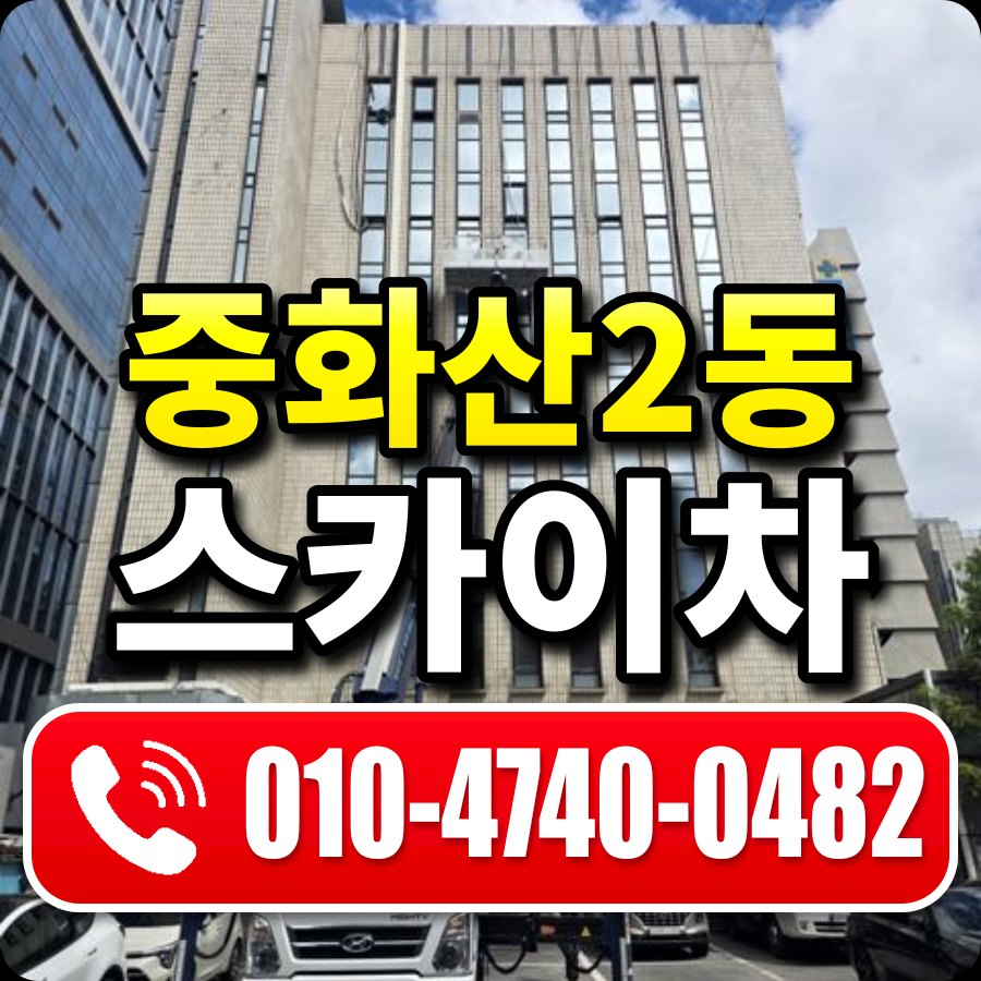 중화산2동 스카이차 010-4740-0482