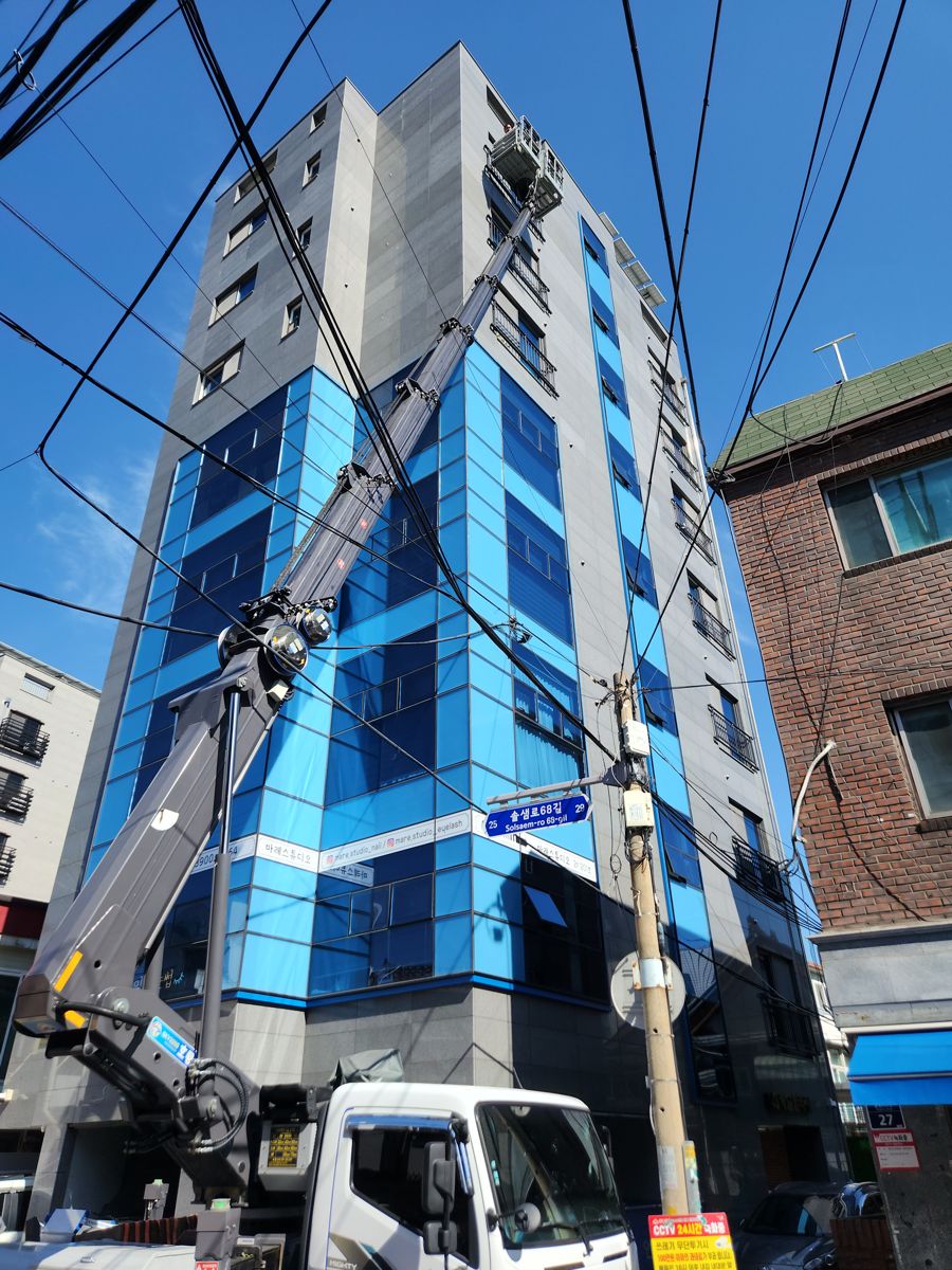 스카이차·고소작업차 실제 작업 현장 3