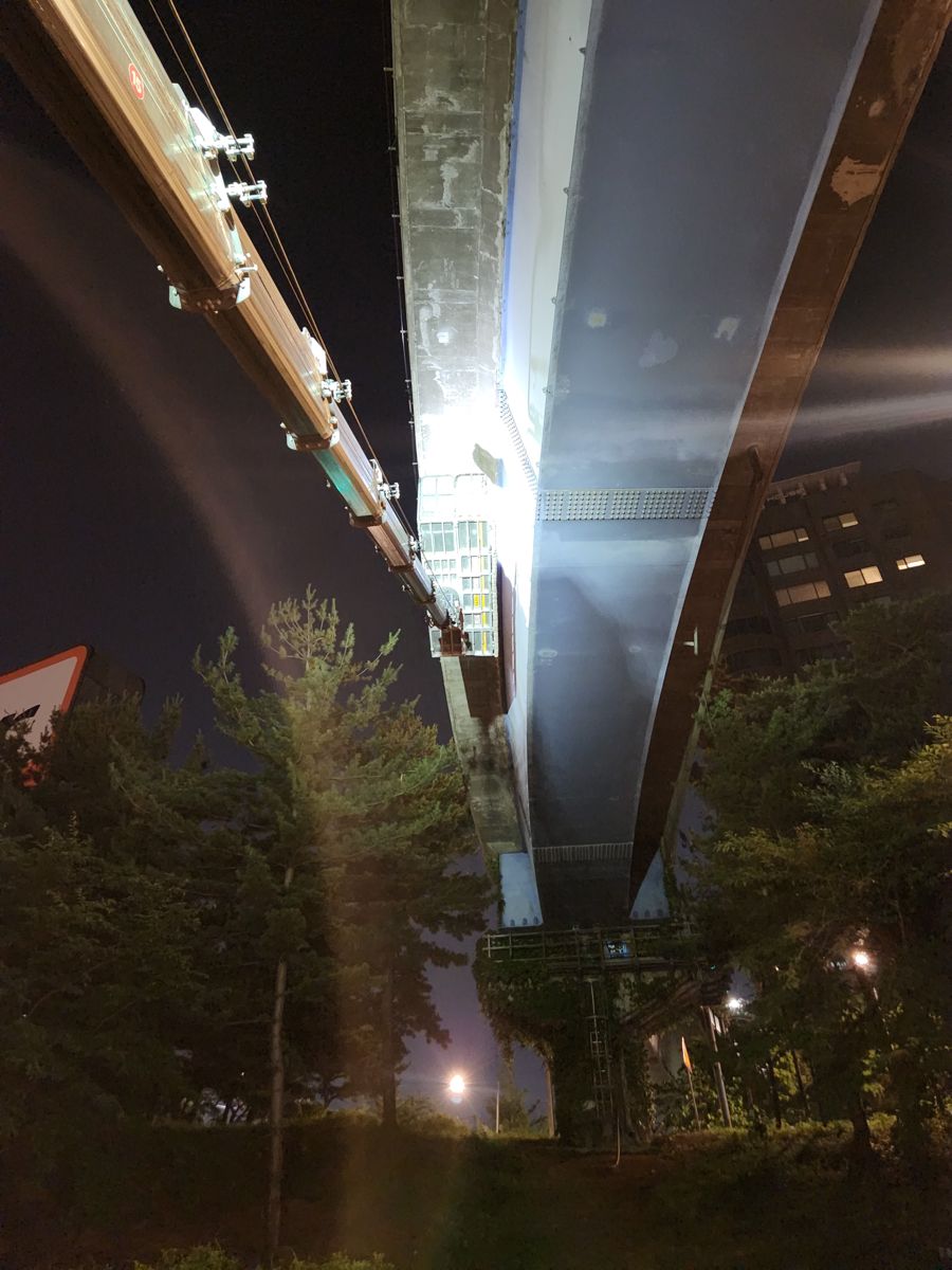 스카이차·고소작업차 실제 작업 현장 1