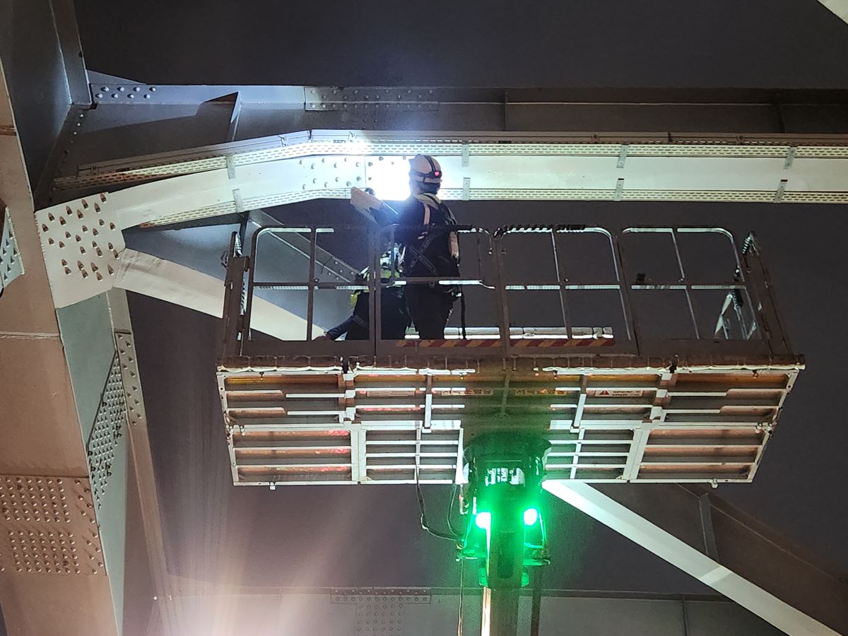 스카이차·고소작업차 실제 작업 현장 1